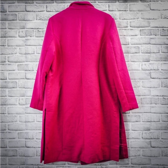 INC fuchsia magenta violet iris coat NWT XL - Picture 5 of 9